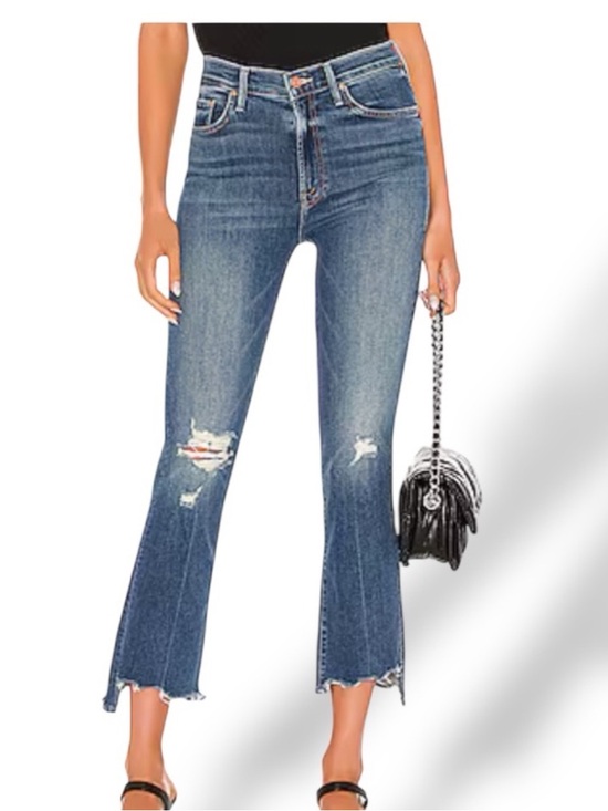 MOTHER Denim - Mother Jeans the insider crop step fray dancing on coals